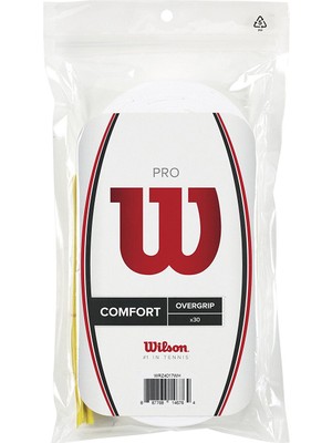 Wilson Overgrip Pro 30'lu Beyaz Raket Grip
