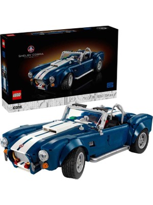 LEGO Icons Shelby Cobra 427 S/c 10357 1241 Parça 18+ Yaş Yapı Oyuncağı 10357