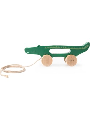 Trixie Mr Crocodile Ahşap Ipli Oyuncak