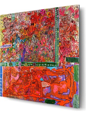 Lovinart Metaverse Preparation Ferruh Karakaşlı 120X120 cm