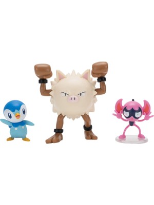 Pokemon Battle 3'lü Figür Oyuncak Seti