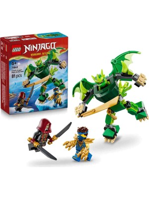 LEGO Nınjago Lloyd’un Ejderha Robotu Savaş Paketi 81 Parça 6+ Yaş Aksiyon Figürü Yapı Oyuncağı 71862