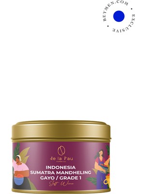 De La Pau Sumatra Mandheling Gayo Soft Wine Çekirdek Kahve 70 gr