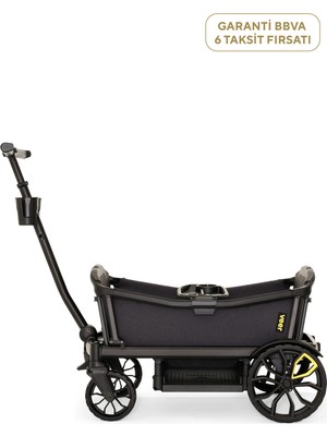 Veer Gear Cruiser Xl 4 Koltuklu Vagon Koyu Gri Bebek Arabası