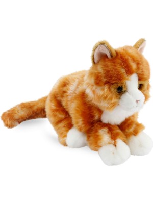 Animals Of The World Floppy Kahve Tekir Kedicik Peluş Oyuncak 27 cm