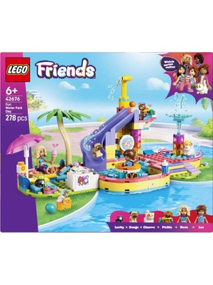 LEGO Friends Su Parkında Eğlence 278 Parça 6+ Yaş Figürlü Yapı Oyuncağı 42676