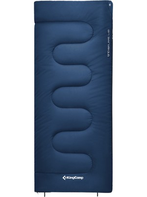 KingCamp Snowflake 400 Ultra -15°c Navy Sağ Fermuar Uyku Tulumu