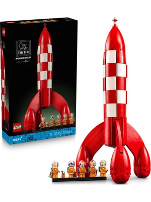 LEGO Ideas Tintin Ay Roketi 1283 Parça 18+ Yaş Dekoratif Yapı Oyuncağı 21367