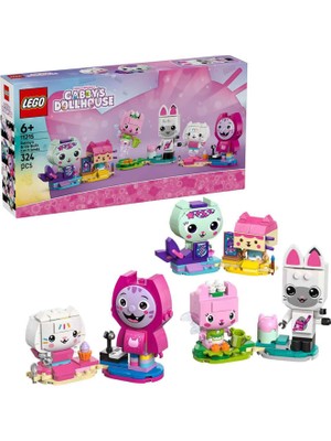 LEGO Gabby’s Dollhouse Gabby’nin Parçalarla Inşa Edilen Kedi Arkadaşları 324 Parça 6+ Yaş Yapı Oyuncağı 11215