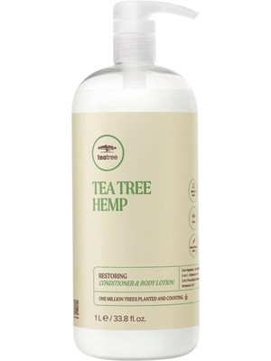 Paul Mitchell Tea Tree Hemp Restoring Onarıcı Saç Kremi ve Vücut Losyonu 1000 ml