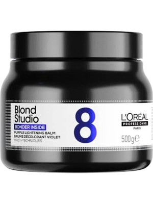L'Oréal Professionnel Loreal Professionnel Paris Blond Studio 8 Bonder Inside Purple Lightening Saç Açıcı Balm 500 G
