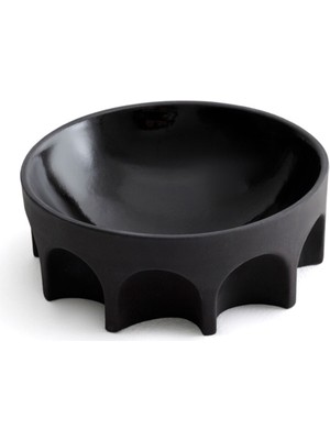 Ceramicshe Colloseum Siyah Stoneware Kase 22 cm