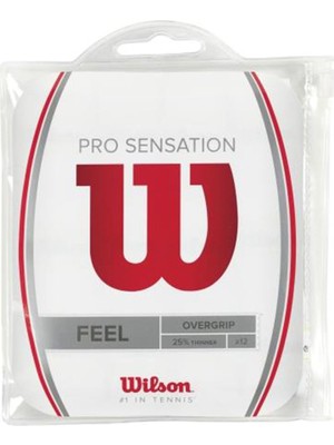 Wilson WRZ4011WH Grip Pro Sensation 12'li Beyaz Tenis Aksesuarı