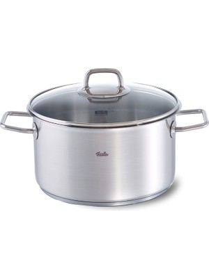 Fissler Viseo Cam Kapak Çelik Derin Tencere 24 cm