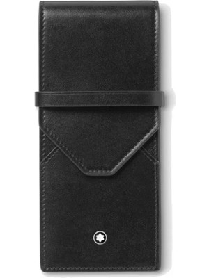 Montblanc Meisterstück Siyah Deri Kalem Kutusu