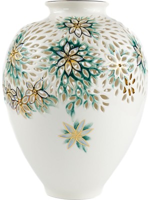 Dolce Vita Collection Beyaz Porselen Vazo