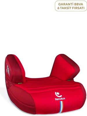 Renolux Jet 2 Softness 15-36 kg Kırmızı Yükseltici Çocuk Oto Koltuğu