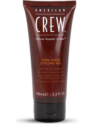 American Crew Firm Hold Styling Gel Güçlü Tutuşlu Erkek Saç Jölesi  100 ml