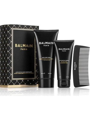 Balmain Limited Edition Homme Essentials Erkekler Için Saç ve Vücut Bakım Seti