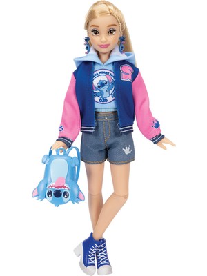 Disney Ily 4ever Stitch Kolej Temalı Model Bebek ve Aksesuarları 23946