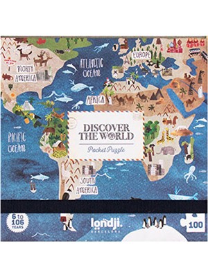 Londji Discover The Planets 100 Parça 6-10 Yaş Mini Puzzle