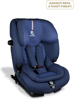 Renolux Olymp Isofix'li 9-36 kg Lacivert I-Size Softness Bebek  Oto Koltuğu