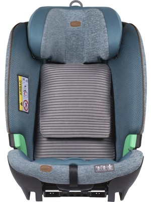 Chicco Bi-Seat I-Size Air Teal Isofix'li  360° Dönebilen 0-18 kg Blue Bazalı Bebek Oto Koltuğu