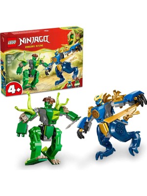 LEGO Jay’in Ejderha Robotu Savaşı 107 Parça 4+ Yaş Yapı Oyuncağı 71853