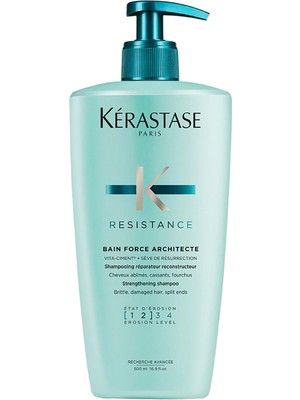 Kerastase Resistance Bain Force Architecte Yıpranmış Saçlar Için Onarıcı Şampuan 500 ml