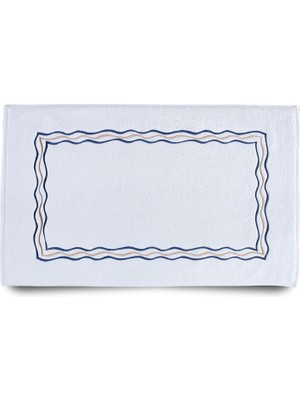 DK Store Toscana Beyaz Pamuklu Ayak Havlusu 50X80 cm