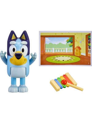 Bluey Ksilofon Aksesuarlı Karakter Figür Oyuncak Seti