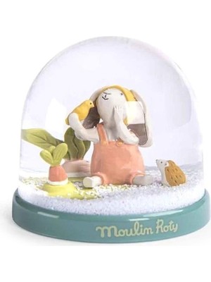 Moulin Roty Kar Küresi Sevimli Tavşan