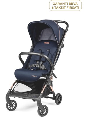 Peg Volo Blue Shine Tek Elle Katlanabilen Bebek Arabası