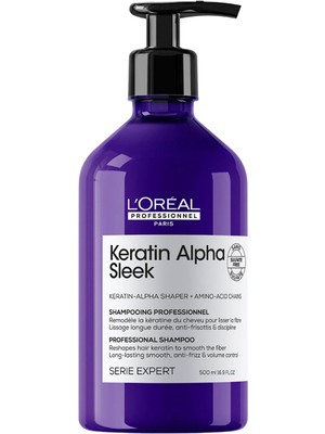 L'Oréal Professionnel Paris Serie Expert Keratin Alpha Sleek Güçlendirici Şampuan 500 ml