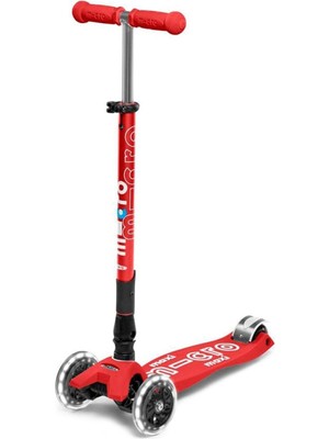 Micro Maxi Deluxe LED Işıklı Katlanabilir 3 Tekerlekli 5-12 Yaş Çocuk Scooter