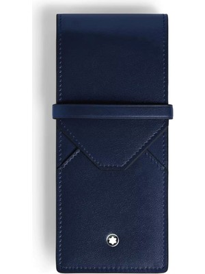 Montblanc Lacivert Deri Kalem Kutusu