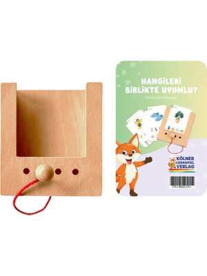 Puncho Hangileri Uyumlu Ahşap Eğitici Oyun Seti