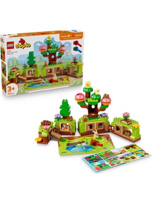 LEGO Duplo Vahşi Hayvanlarla Keşif Ormanı 131 Parça 2+ Yaş Yapı Oyuncağı 10480