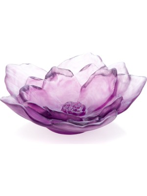 Daum Camelia Large Kristal Dekoratif Kase