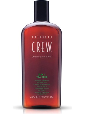 American Crew 3in1 Tea Tree Erkekler Için Canlandırıcı Şampuan 450 ml