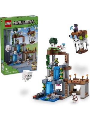 LEGO Minecraft Hortlak Istasyonu 754 Parça 9+ Yaş Figürlü Yaratıcı Yapı Oyuncağı 21597
