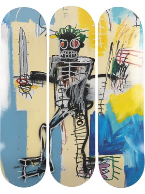 The Skateroom Jean Michel Basquiat Warrior Kaykay Tablo