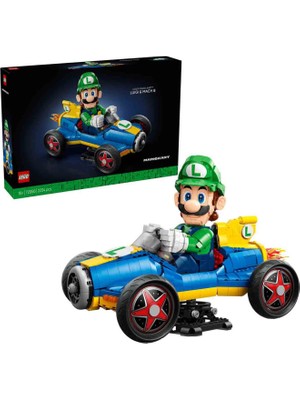 LEGO Mario Kart Luigi ve Mach 8 2234 Parça Yaratıcı Sergileme Modeli Yapı Oyuncağı Seti