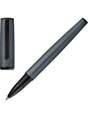 Hugo Boss Arche Pattern Gri Alüminyum Rollerball Kalem