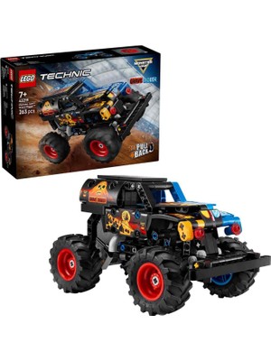LEGO Technic Monster Jam Grave Digger Ateş ve Buz 263 Parça 7+ Yaş Yapı Oyuncağı 42219