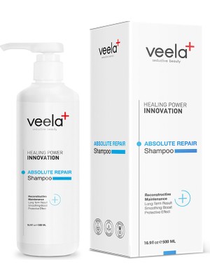 Veela Absolute Repair Shampoo Işlem Görmüş Saçlar Için Onarıcı Bakım Şampuanı 500 ml