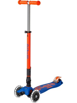 Micro Maxi Deluxe Neon LED Işıklı Katlanabilir 3 Tekerlekli 5-12 Yaş Çocuk Scooter