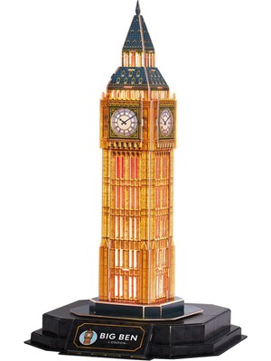 Cubic Fun Big Ben LED Işıklı 32 Parça Çocuk 3D Puzzle L537H