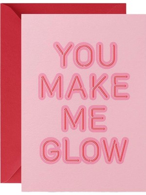 Nuuna You Make Me Glow Zarflı Tebrik Kartı