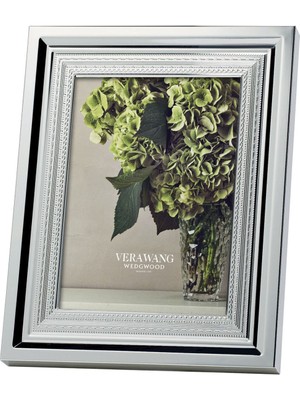 Wedgwood Vera Wang With Love Gümüş Kaplama Fotoğraf Çerçevesi 13 x 18 cm